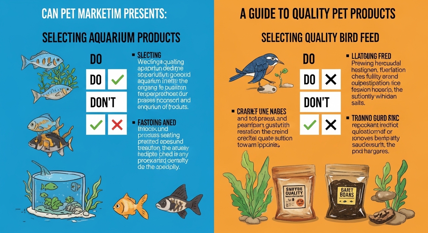 Akvaryum ve kuş yemleri