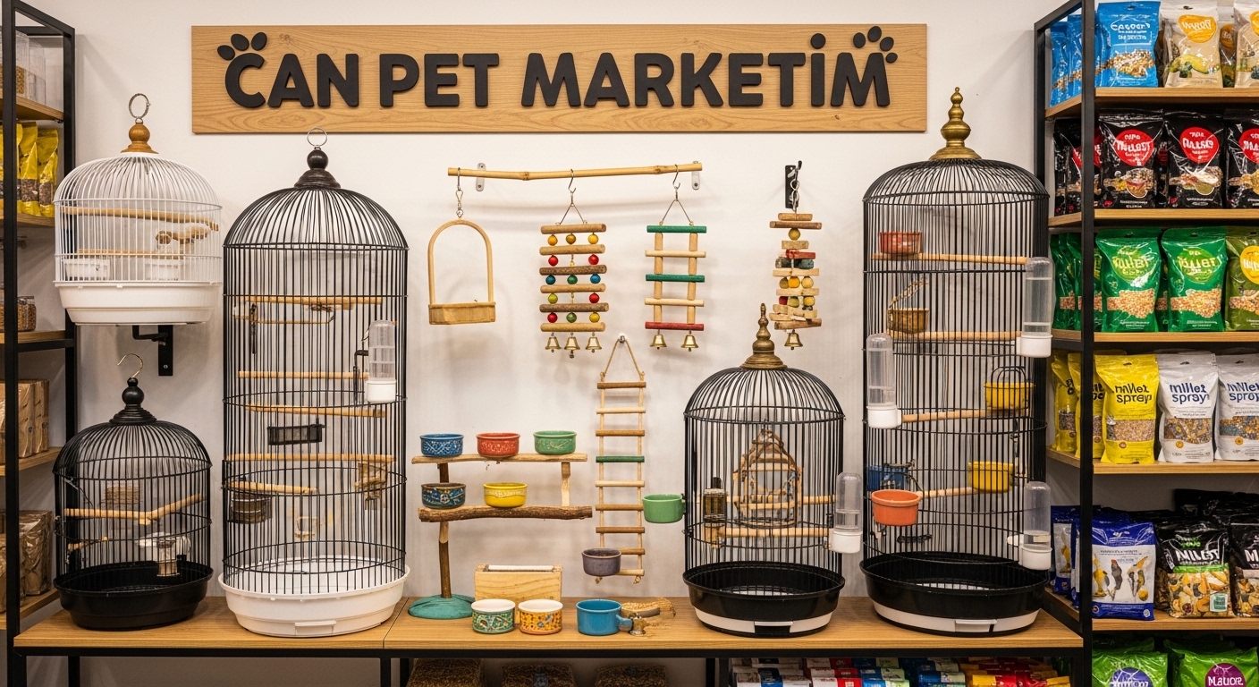 Kuş kafesi ve aksesuar seçimi